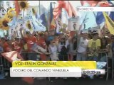 Seguidores de Capriles ya empiezan a concentrarse en diversos puntos de Caracas