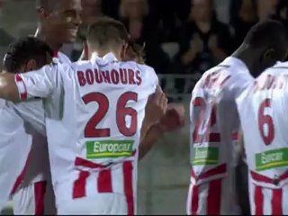 But Mehdi MOSTEFA (56ème) - AC Ajaccio - Stade Brestois 29 (1-0) - saison 2012/2013