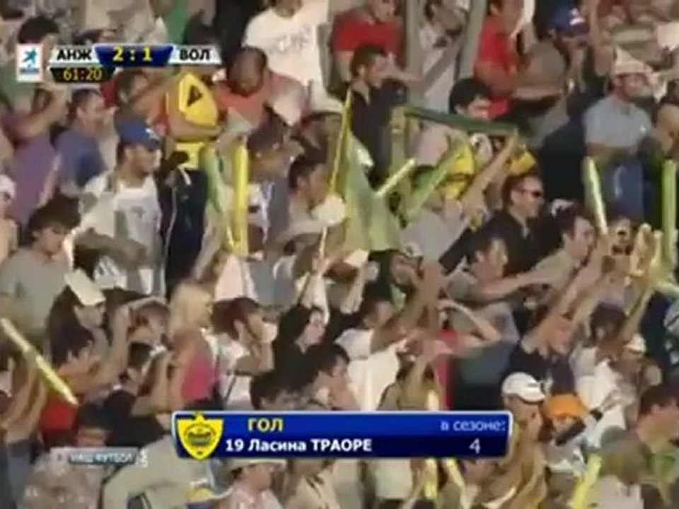 Анжи - Волга (2:1) | 30.09.2012