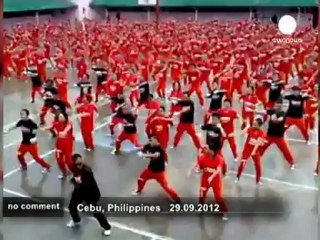 Nouvelle performance des prisonniers de Cebu - no comment