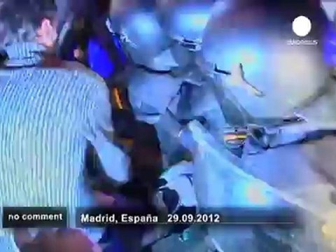 Madrid : manifestation contre l'austérité - no comment