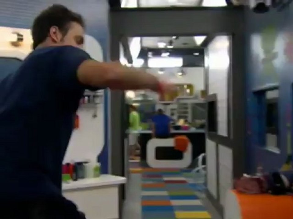 Dan giving Danielle a hug