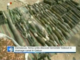 Weapons and bodies in Syria