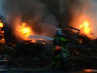 Incendie rue de l'Horlogerie à Béthune