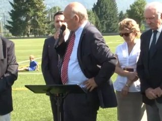 inauguration terrain de sport