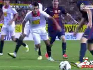 برشلونه&اشبيليه 3-2 الدوري الاسباني