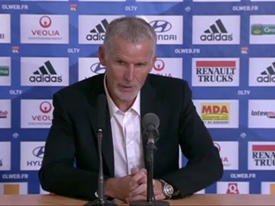 Conférence de presse Olympique Lyonnais - Girondins de Bordeaux : Rémi GARDE (OL) - Francis GILLOT (FCGB) - saison 2012/2013