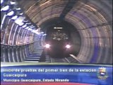 (Vídeo) Inician pruebas entre líneas 1 y 2 del Metro de Los Teques