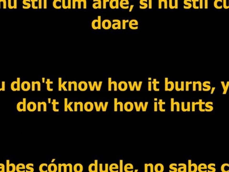 DJ Project ft. Giulia - Mi-e dor de noi lyrics Romanian-English-Spanish