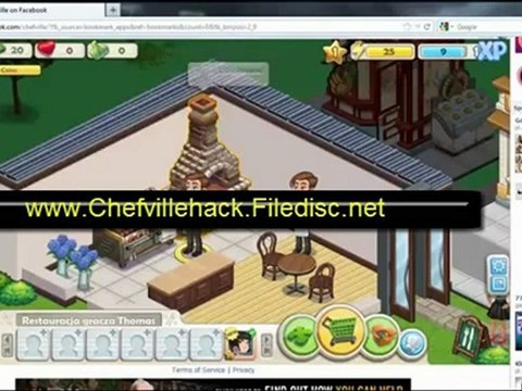 Chef Ville Cheats Hack Unlimited Cash * FREE Download - October 2012 Update