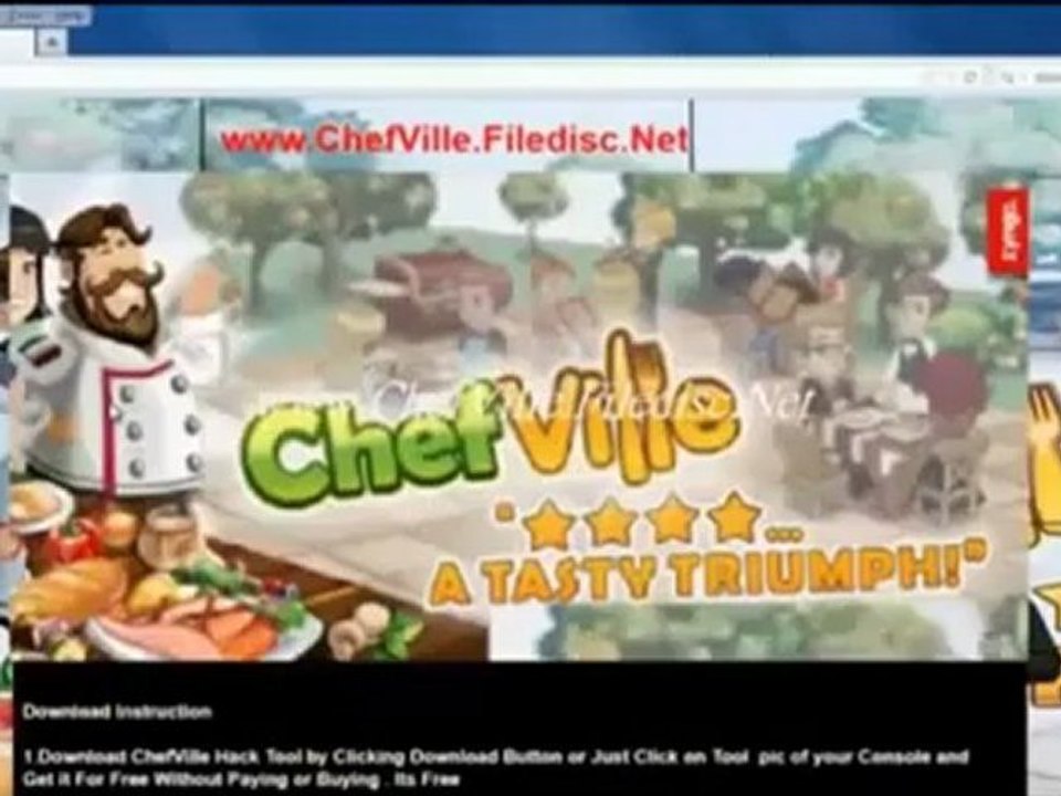 Chefville facebook hack_cheat_trainer % FREE Download - October 2012 Update