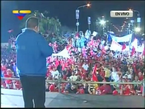 Candidato del Gobierno realizó cierre de campaña en Cabimas