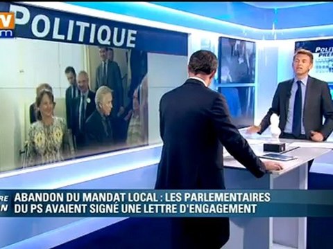 Abandon du mandat local : les parlementaires du PS avaient signé une lettre d’engagement