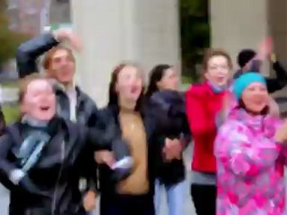 Флэшмоб по-русски.