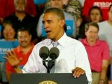 Obama attends rally in Nevada