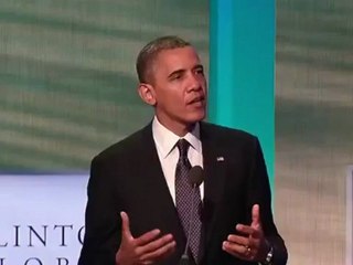 President Obama Speaks at the Clinton Global Initiative Annual Meeting