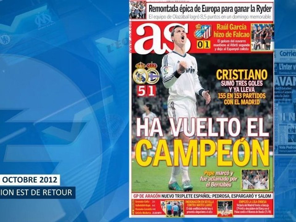 Foot Mercato - La revue de presse - 1er octobre 2012