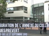 Inauguration du collège Jacques Prévert à Noisy-le-Sec