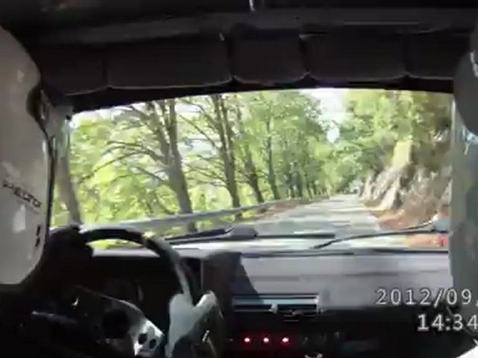 Rallye de Fayence 2012 St Cézaire Equipage VIAL Hervé et VIAL Stéphane