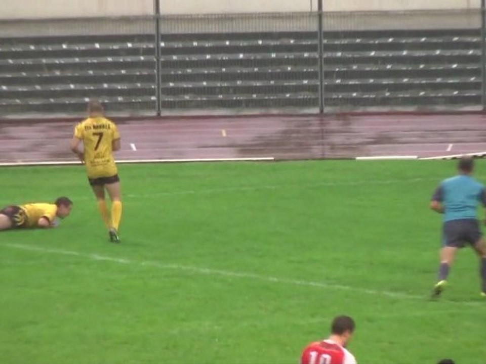 Déluge d'essais samedi à Domec ! Sous une pluie battante, l'ASC écrase Montpellier 88 à 0.