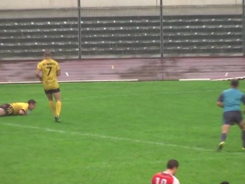 Déluge d'essais samedi à Domec ! Sous une pluie battante, l'ASC écrase Montpellier 88 à 0.