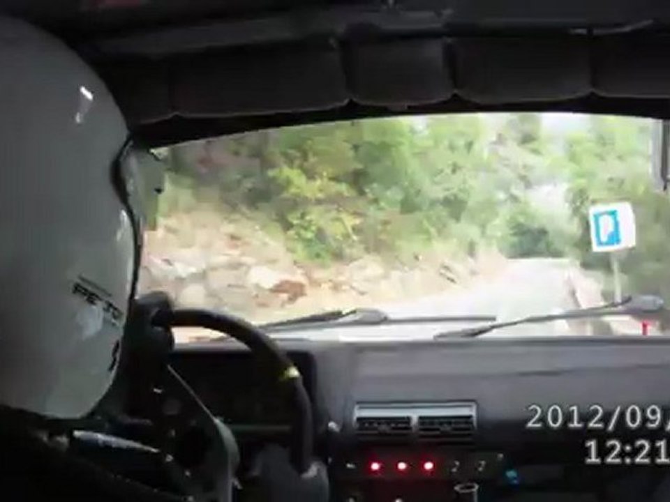 Rallye de Fayence 2012 St Cézaire Equipage VIAL Hervé et VIAL Stéphane