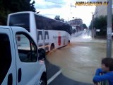 Ctra San Javier cortada por las inundaciones #Beniaján 2012