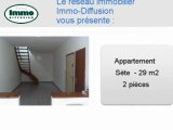 Achat Vente Appartement  Sète  34200 - 29 m2