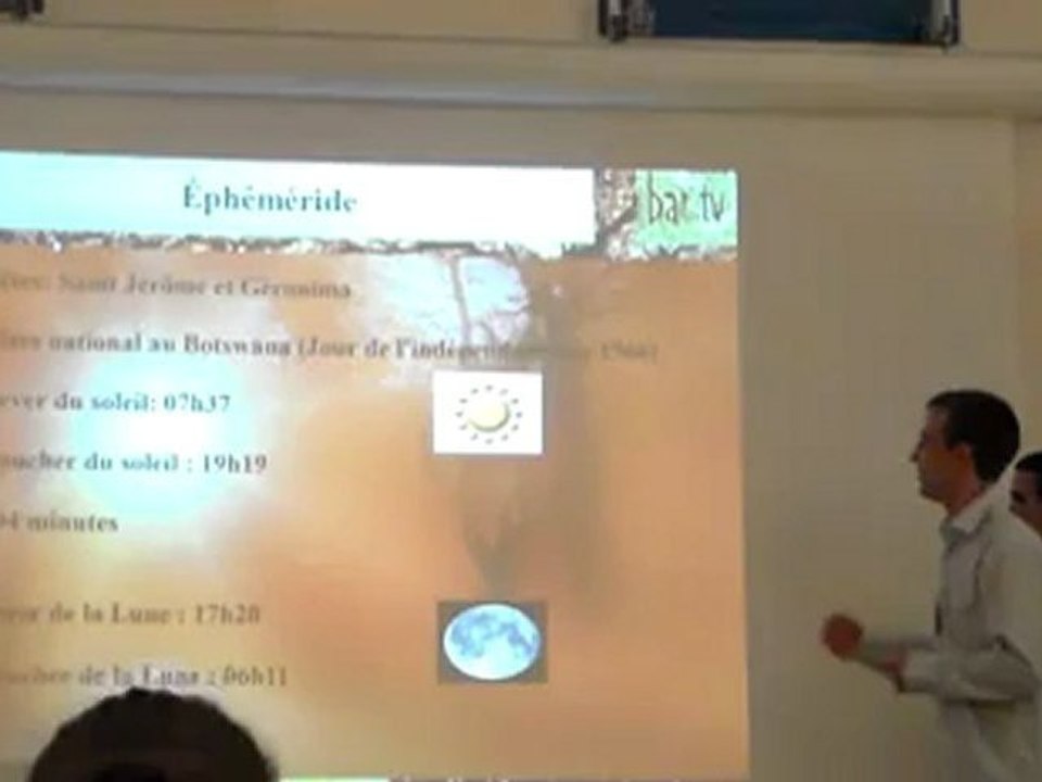 Intervention de Alexis Jannot et Frédéric Lejaille lors de la soirée Tv Brouette de BARTV