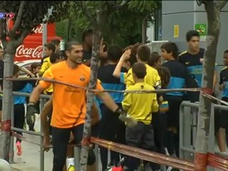 El Barcelona se prepara para medirse al Getafe