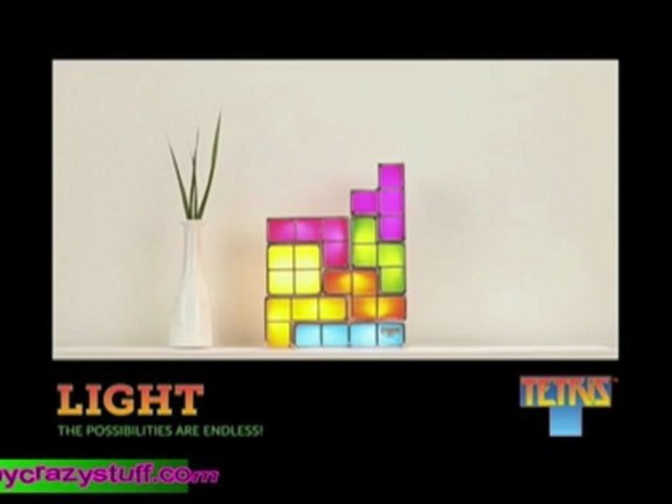Lampe insolite Tetris - Mycrazystuff.com