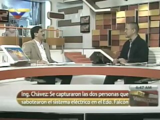 (Vídeo) Área eléctrica es bandera política de la oposición para descalificar gestión socialista