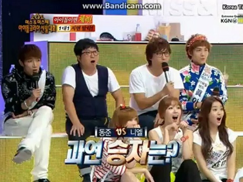 121001 Miss & Mr. Idol Korea (Niel VS DongJun)