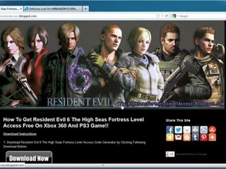 How to Get Resident Evil 6 The High Seas Fortress Level Access DLC