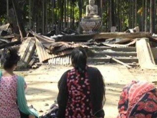 Buddhist temple destroyed in Bangladesh