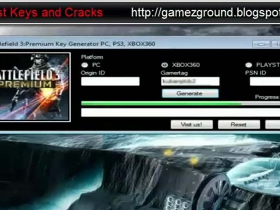 Battlefield 3 PREMIUM FREE KEYS Download XBOX 360, PS3 & PC