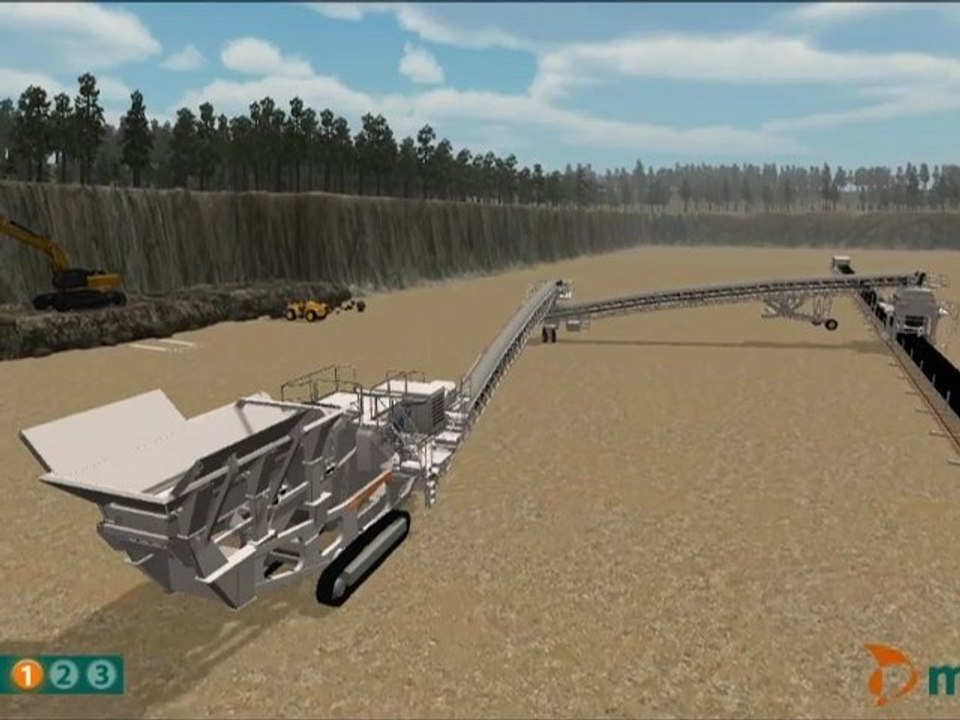 Metso Lokotrack Simulator : le Serious Game de formation au pilotage de broyeur mobile