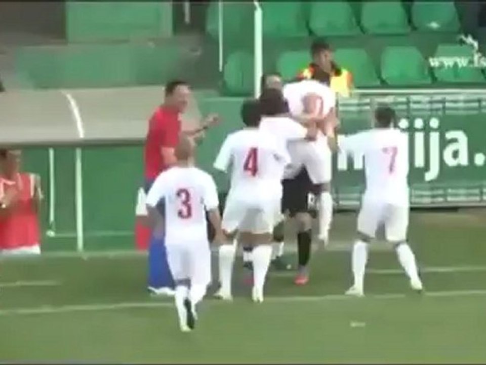 Un corner insolite chez les U17 !