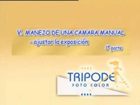 Fotografía paso a paso - Capítulo 5 - Manejo de una Camara Manual - 1ra parte