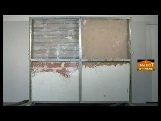 Isolation par injection et agglomération de billes de polystyrène