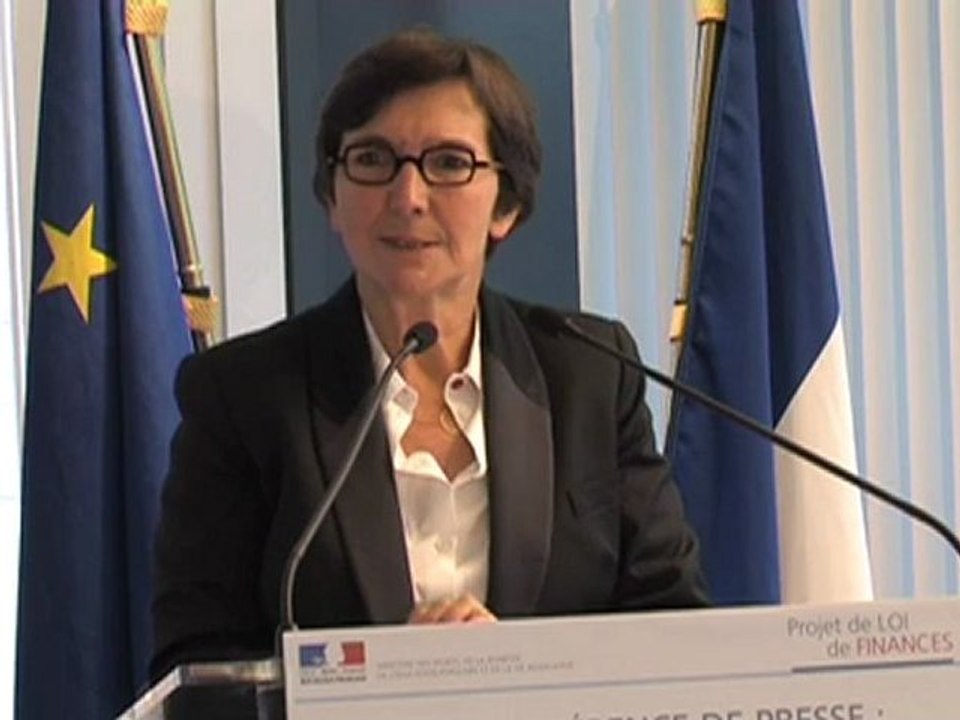Valérie Fourneyron présente le budget 2013