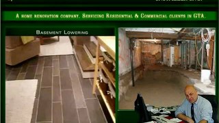 Basement Lowering Toronto \ Finished Basements-P1