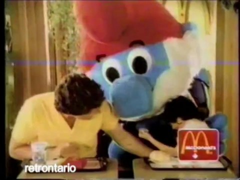 McDonalds Smurf Cups 1985