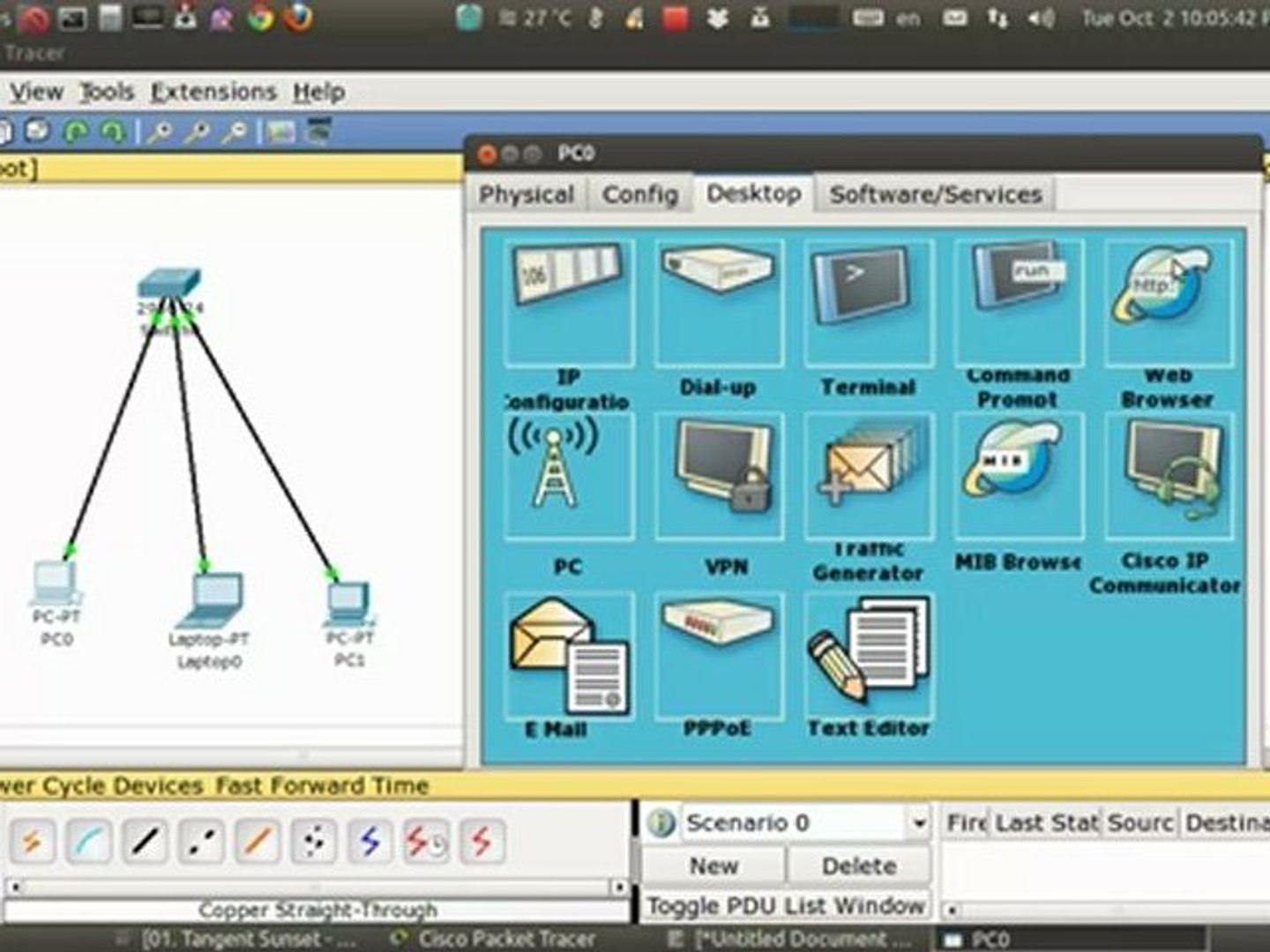 connect 3 pc's with one switch in a simulation software - video Dailymotion