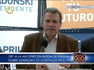 Exigen respuestas ante situación de deterioro de hospitales en el país