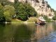 France Périgord noir balade en gabare sur la Dordogne village de Roque Gageac