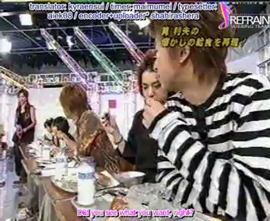 [NAMA] Arashi - Aiba steal Nino's food