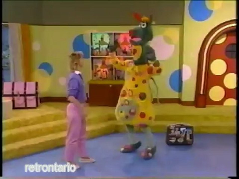 Polka Dot Door Polkaroo vs. A Dinosaur 1983