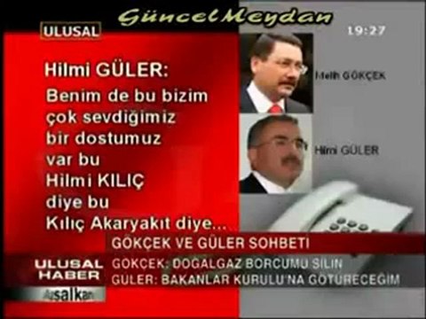 Hilmi Guler ve Melih Gokcek Telefon gorusmesi