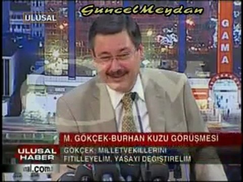 Melih Gokcek Burhan Kuzu telefon gorusmesi